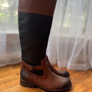 Vince Camuto Riding Boot. Knee High Boot. Two Tone